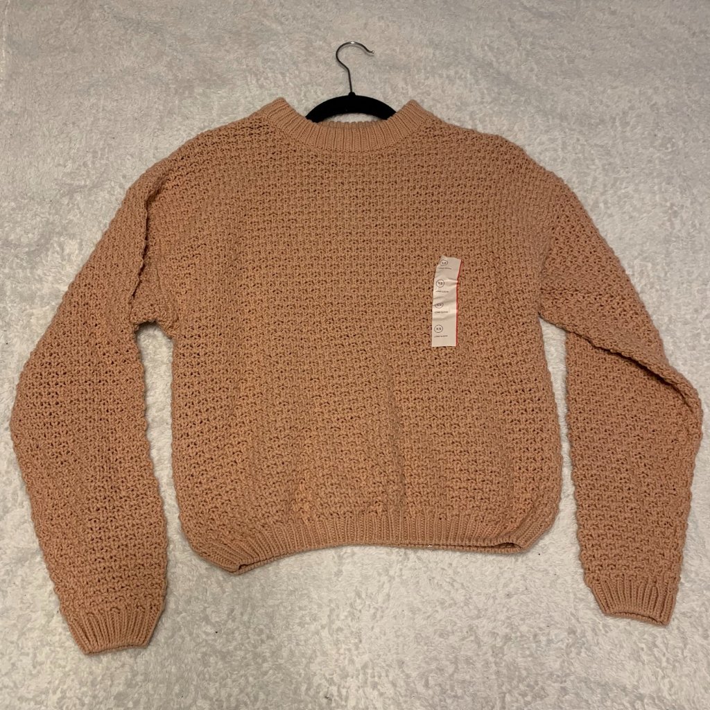 Nwt Tan/Camel Women's Knit Sweater - Target, Xs